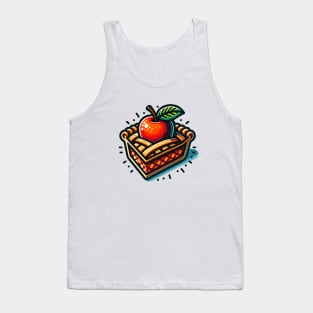 Apple Pie Art Slice Bake Cafe Kawaii Sweet Tank Top